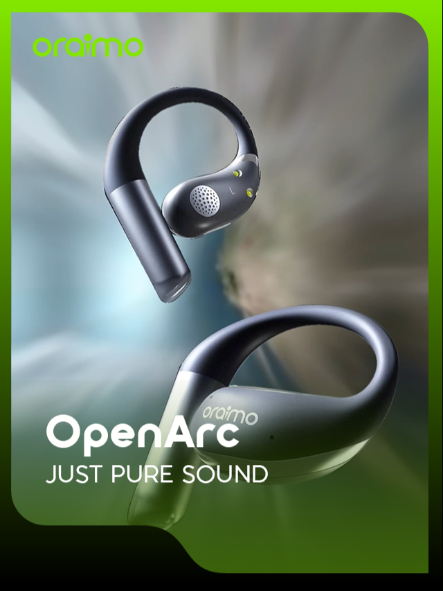 🎧 No pressure, just pure sound. The oraimo OpenArc gives you: 🔋 36-Hour Playtime 📞 HD Voice Clarity 🔊 Open-Ear Bass Boost Stay aware. Stay wireless. Stay powerful. Order Link In Bio💚 #oraimo #oraimoexploring #oraimoOpenArc #NextGenListening #OpenEarLife