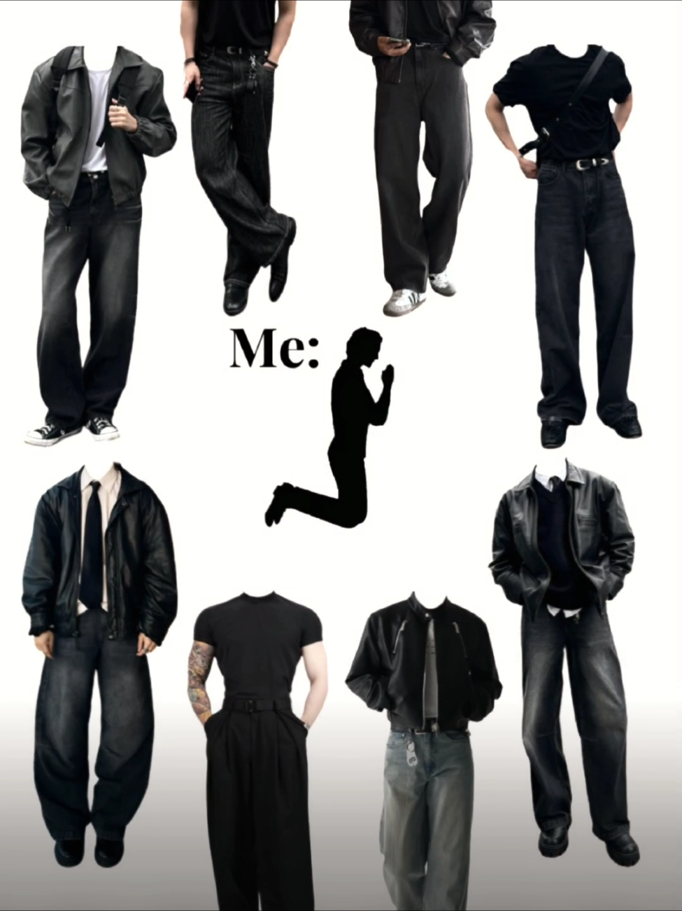 star boy style for men all black outfits  #fashion_urs #starboyoutfit #baggyjeans #menfashion #outfitinspo #outfit #fashion #leatherjacket #TikTokFashion #blackoutfit #OOTD 