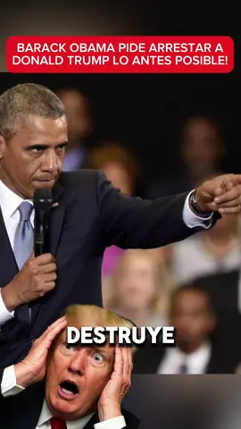 BARACK OBAMA PIDE ARRESTAR A DONALD TRUMP LO ANTES POSIBLE!! #breakingnews #news #us #trump #donaldtrump #eua #noticiastiktok 