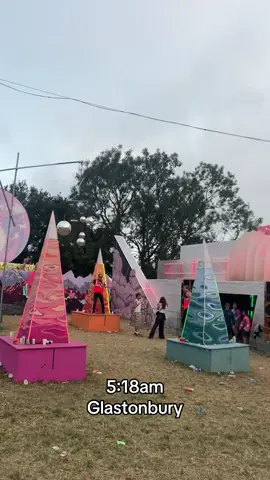 Casual 5am stroll home at Glastonbury