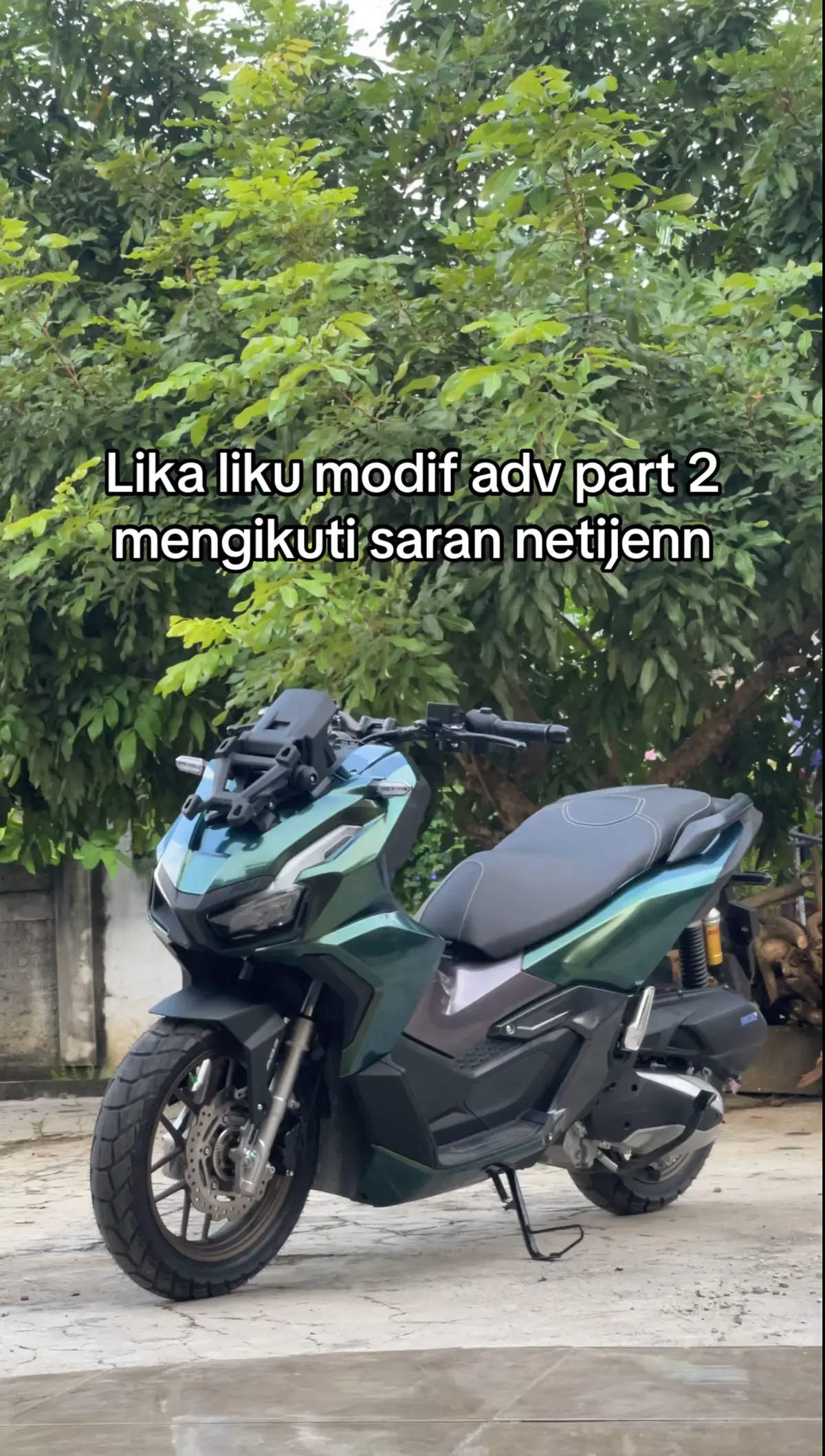 Maaf guyss kelabasan🤣 Lanjutt?? #adv #adv160 #advnyetel #adv160modifikasi #fyppppppp #fypシ 