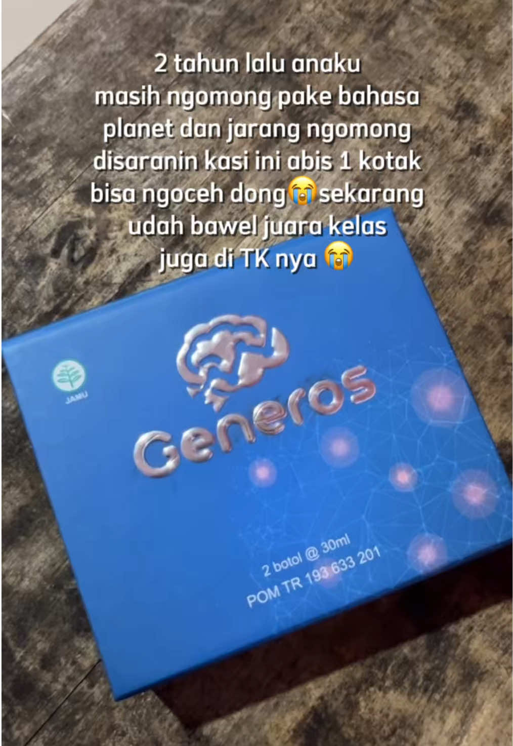 jangan sampai beli yang palsu,yang asli dan original ada dikeranjang kuning ya#generos #vitaminanak #vitaminotakanak #vitamingeneros #generosvitaminotak #generosasli #generosoriginal #vitaminotak 