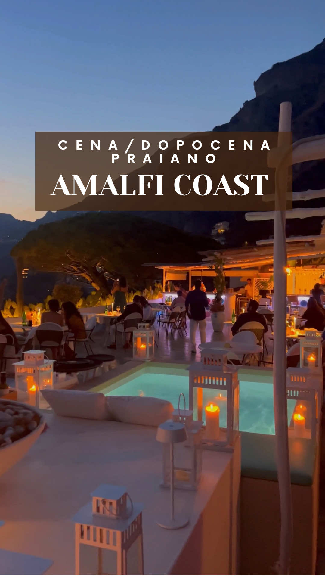 📍Praiano dinner - Costiera Amalfitana  #praiano #cena #tramonto #costieraamalfitana #positano #amalfi