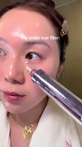 My under eye filler 👀 #numbuzin #koreanbeauty #eyecream #SkinCare101 #kbeauty #glassskin #undereyes #skincaretips 