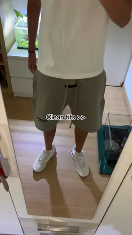 #fits #fitcheck #fitinspo #streetwear #allwhite #essentials #shorts #clean 