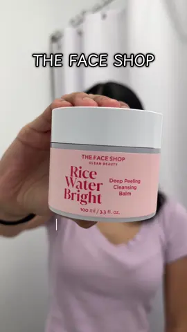 GLOW UP your summer skincare ☀️✨  Say hello to radiant skin with @The Face Shop US  Rice Water Deep Peeling Cleansing Balm  #koreanskincare #thefaceshop #cleansingbalm #makeupremoval #kbeauty #peelingbalm #ricewaterbright #skincareroutine #ricebalm #GlowUp #fyp #fypシ 