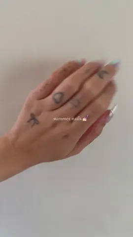 cutesie summer nails 💅🏻✨  #Summer #summernails #nails #nailinspo #aesthetic #tattoo 