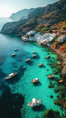 Blue seas, Hot sun #BucketList #TravelTok #HiddenParadise #Wanderlust #CrystalClearWater         