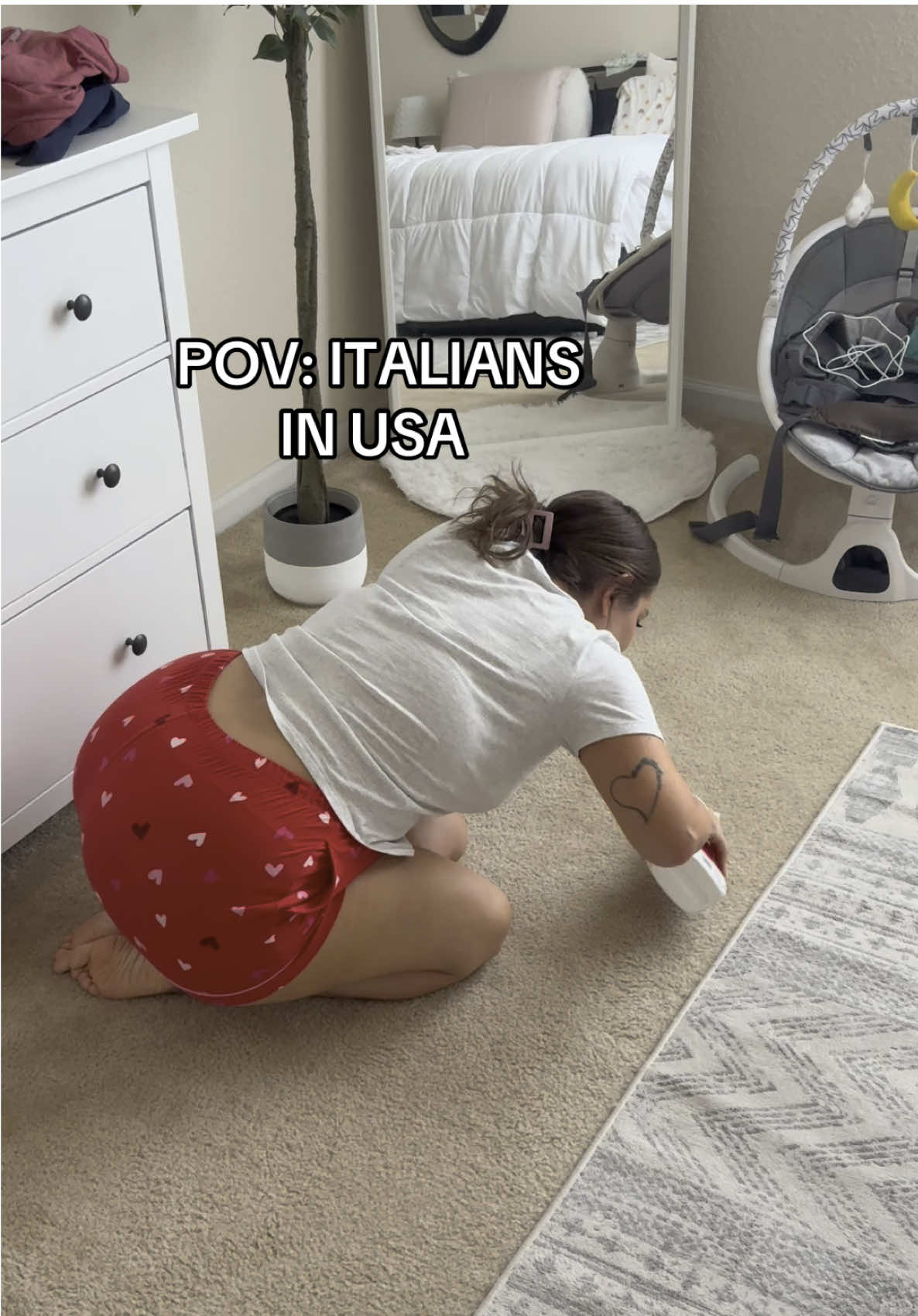 Starting a petition to ban carpet in American houses and having Lasagna everyday 📝 Who’s signing?? #italian#italiansinusa#italy#americanitalian#italiangirl#america#usa#funnyvideos#humor  