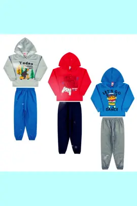 #modainfantil #VaiqueÉSua #friozinho Dê uma olhada em Kit 4 Peças Conjunto Moletom Infantil Menino Masculino Inverno Com Capuz Outono!https://s.shopee.com.br/4q4NGnoQqQ
