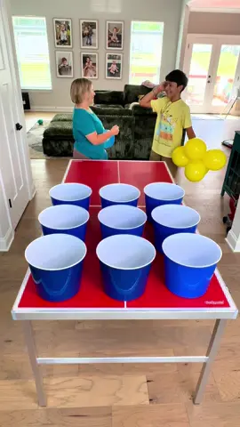 Balloon tic-tac-toe! 🎈  • • #familygames #fungames #tictactoe 