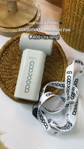 Hindi basta mini — turbo ‘to! 💥 GOOJODOQ Fan GFS007, 4000mAh kaya buong araw kang presko! #goojodoq #goojodoqturbofan #minifan #minifanportable #fyp 