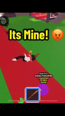 Bruh they tried to steal my Rainbow Glorbo Fruttodrillo Legendary!  #stealabrainrot #stealabrainrotroblox #roblox 