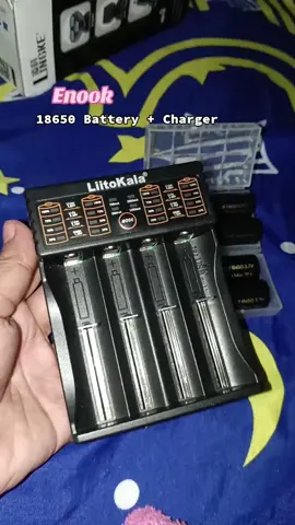 Enook 18650 Battery and charger #enook #18650battery 
