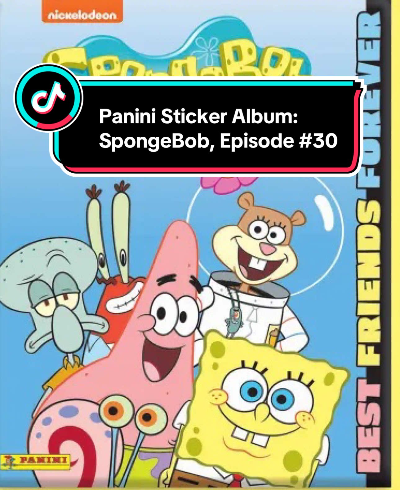 🚨 SpongeBob #30 🚨 Completing at least 5 stickers per episode! Album and stickers linked in my bio! 💗 📗 Book: @SpongeBob Best Friends Forever ✍️ Published by: @PANINI ESPAÑA  #ASMR #PaniniStickers #PaniniStickerAlbum #spongebobsquarepants #sticker #stickercollection #asmrtiktoks #blindbag