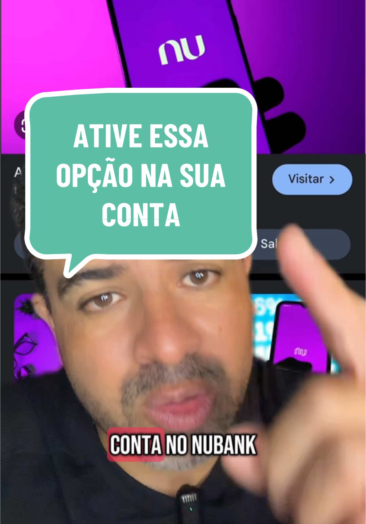 Ative essa opção no Nubank e fique protegido #tecnologia #inovação #score #scorealto 