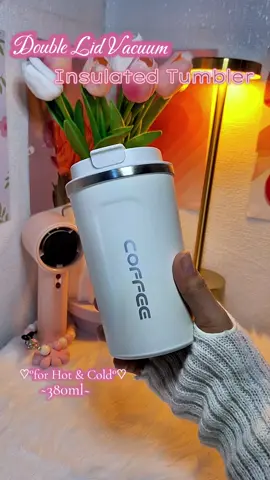 Ang sarap magkape sa Tumbler na to mga Mare. Ang tagal lumamig ng Coffee ko dito🥰 #DoubleLidTumbler #VacuumInsulatedTumbler #forhotandcold #highlyrecommended #besttiktokfinds #fypシ 