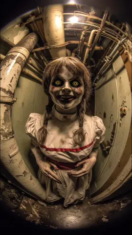 Annabelle #horror #annabelle #haunted #creepy #possessed #paranormal #cursed #doll #scarystory #jumpscare #horrorvideo #ghost #scarycontent #aiart #reelscreepy 