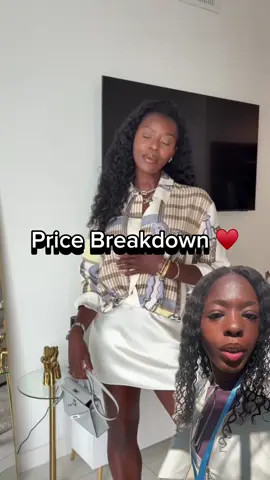 Now this is a luxury price breakdown 😍 #pricebreakdown #OOTD #outfitbreakdown #jewelry #outfit 