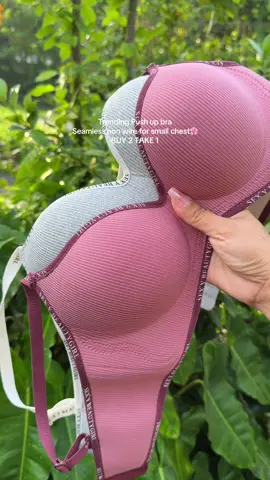 For small chest seamless push up bra ang ganda talaga nito mga bhe😍✨#bra #seamlesspushupbra #nonwirebra #ladiesunderwear #comfortwear #tiktokshopph #fypシ゚ 