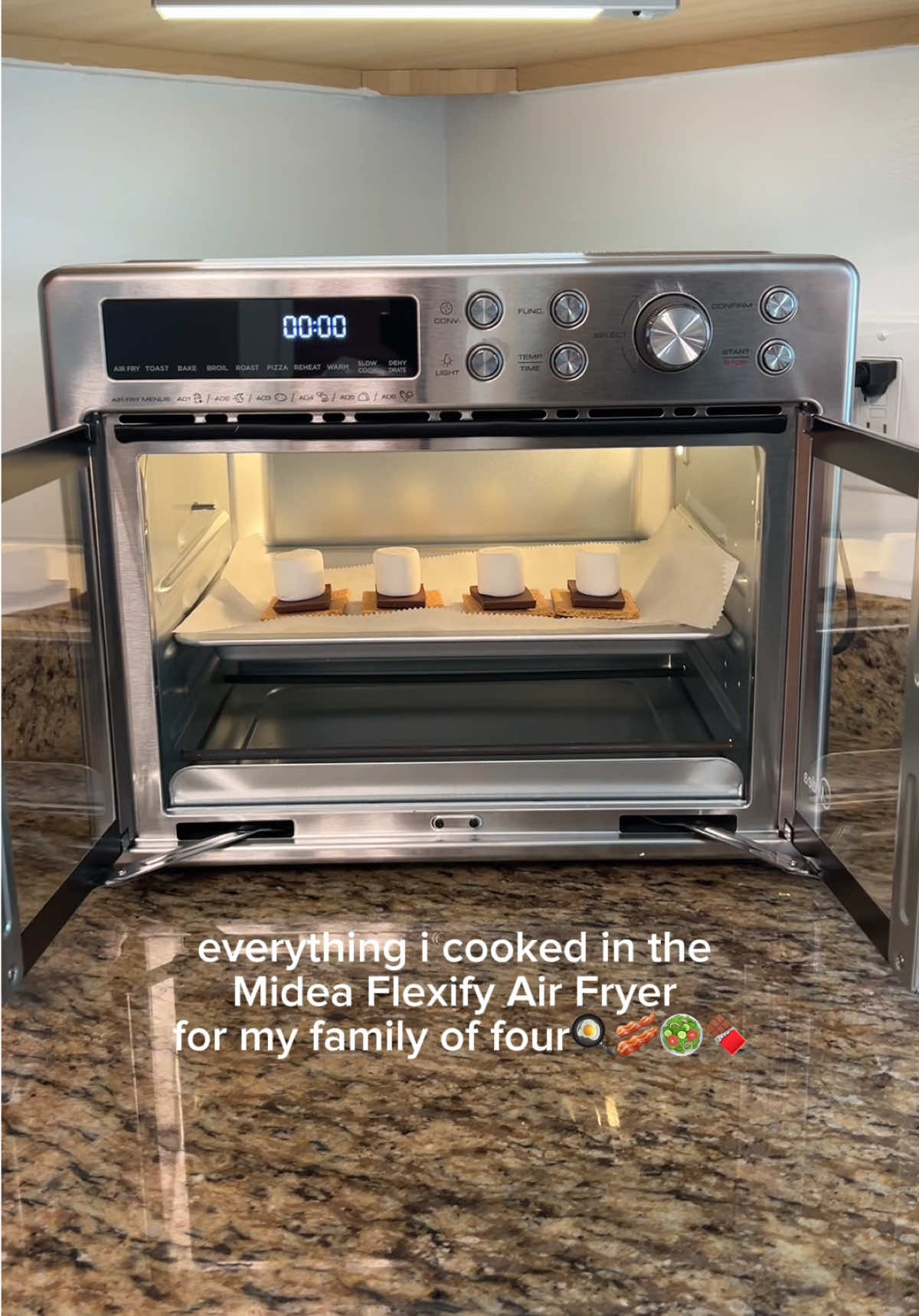 the easiest day of cooking! go and search Midea Flexify on Amazon or check the link in my bio! This product is 20% off from July 8-11! this is a limited time offer🍳🥓🥗🍫 #founditonamazon #amazonfinds2025 #kitcheninnovation #Midea#Flexify #MideaFrenchDoorAirFryerOven #amazonprimeday #primedaydeals #PrimeDay2025 #amazonprimedaydeals2025 #dealfinder #MideaAirFryer #AirfryerCooking #airfryerrecipes #cooking 