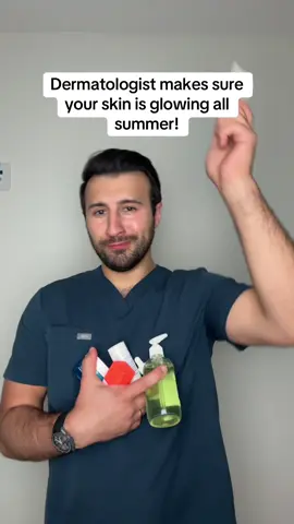 Summer routine loading now! #skincare #dermatologist #beauty #glowingskin 