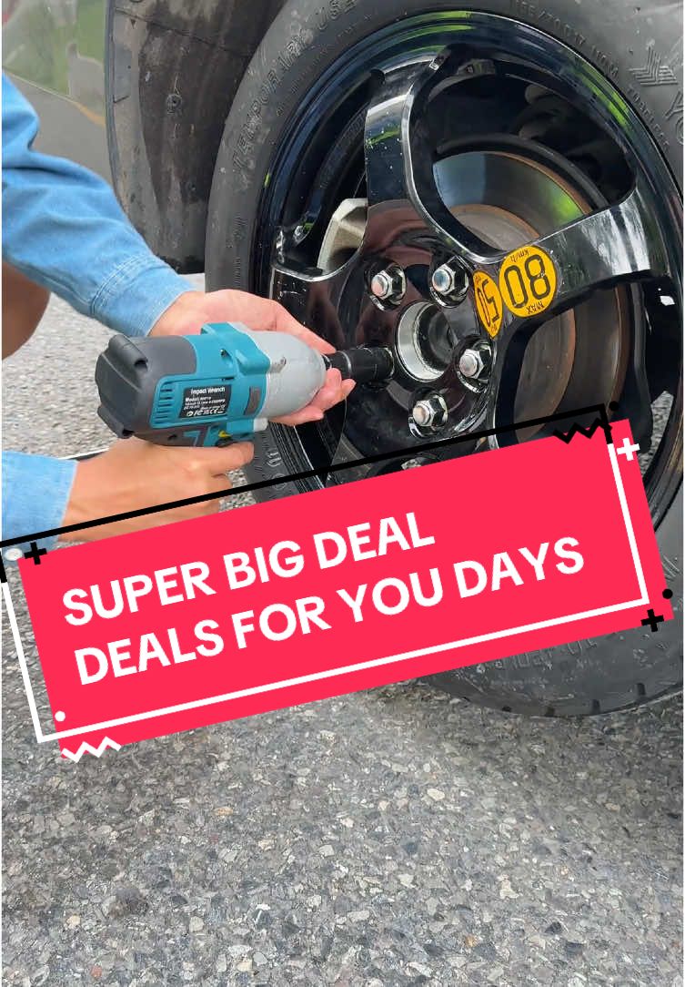 Enjoy big deals from SEESII Power Tools! Power impact wrench.#dealsforyoudays #SuperBrandDay #euhomylcemaker #euhomy #shopvideocarnival #powertools #diyproject #impactwrench #seesii @SEESII Tools 
