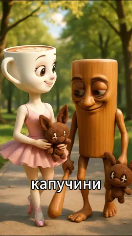 История о балерине капучино и тунг сахуром#italianbrainrot #italiananimals 