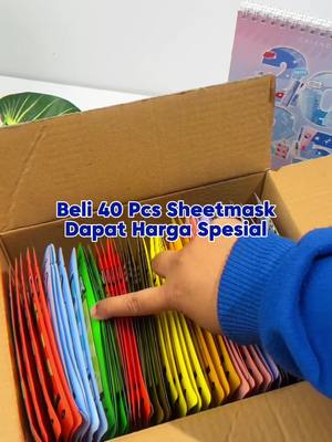 Beli 40pcs sheetmask cuman di video ini! Buruan checkout sekarang jangan sampe kehabisan🫶🏻🫶🏻 #BIOAQUA #sheetmask 