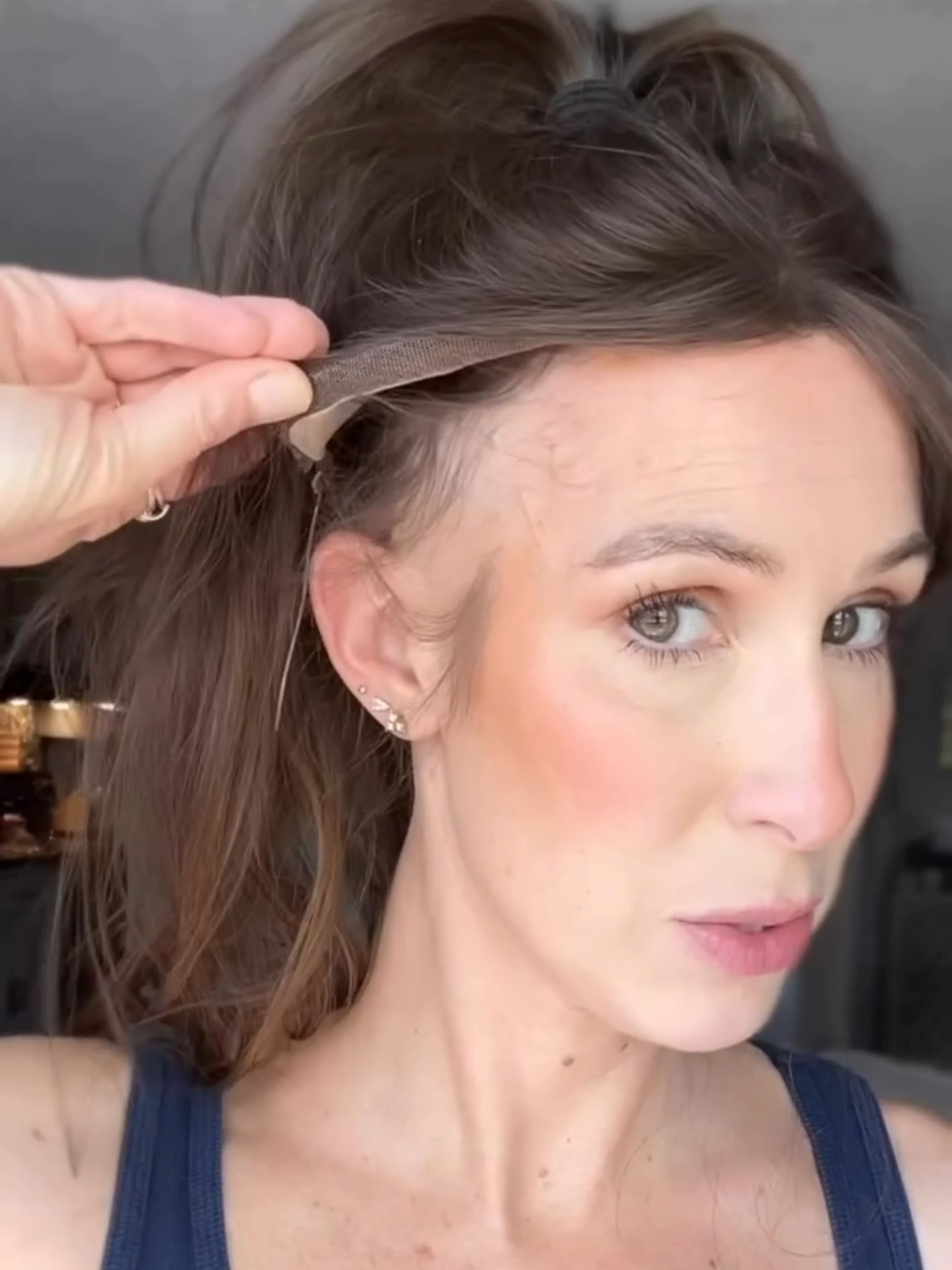 ⛹️‍♀️Hairline Topper on a Run: Natural, Secure & ZERO Slip! ”Will it slip down and become a mustache?!“ 😅 We get this worry a lot—but the answer is NO! The silicone panels combined with the halo wire have already provided a secure, all-day fit without shifting. But just in case you need some extra security, here are two things you can do: ✔ Tighten the halo wire! (Comment ”TIGHTEN“ to get a tutorial!) ✔ Apply a little glue or tape to the edge of your topper. (Comment ”GLUE“ to learn how to safely apply and remove it!) _____________ ✨ Featuring Harper hairline topper in 211 Espresso Brown. 🛍️ Shop via the bio link or search “PL2506” at www.uniwigs.com. . . . . . #UniWigs #hairtopper #hairtoppers #hairtoppersforwomen #humanhairtoppers #frontalfibrosingalopecia #frontalhairloss #thinninghairline #hairlinetopper #recedinghairline #uniwigshairlinetopper