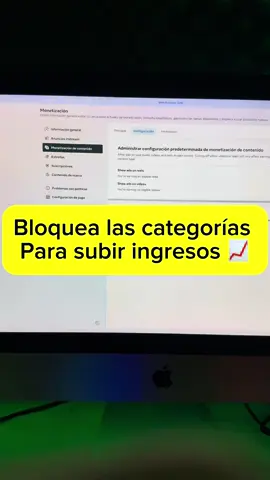 Bloquea las categorías para subir los ingresos 📈 #facebook #monetizacion #monetizafacebook #consejos #tiktok #editor
