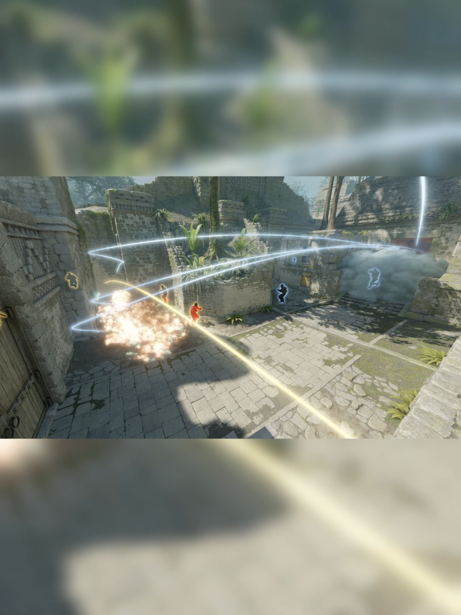 Kontrola mida - de_Ancient. #cs2#cs2 #ancient #tactics #polish #polska #smoke