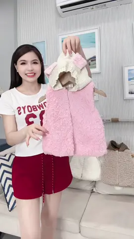 Gile thỏ lông cừu xinh #tinyking #aokhoactreem #aokhoacbegai #aokhoacbe #xuhuong 