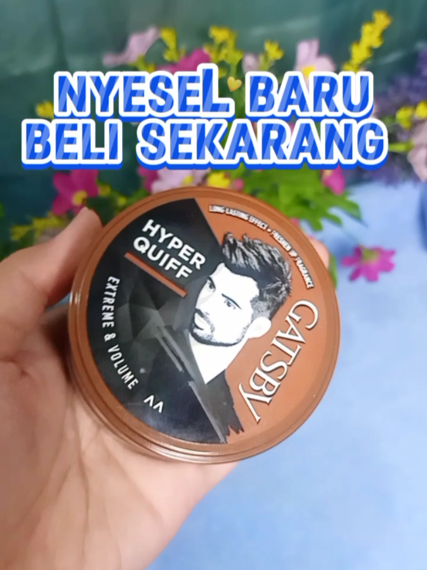 Mau tampil kece dan keren pakai gatsby hyper quiff extreme & volume 🤩✨ #gatsby #wax #styling #extreme #quiffhairstyle 
