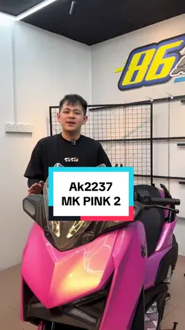 Terima kasih MR KH daripada JB😍😍 🙏🏻🚀🚀🚀 Pilihan color yang diminta kalini  AK2237 (MK PINK 2) Korang dengar sendiri feedback daripada owner 😍😍 Nak masuk tempahan wasabi no kat bio 😎                  #xmax #yamaha #aikka #paintjob #repaint #coverset #86autoparts #johor #singapore #xmaxsg