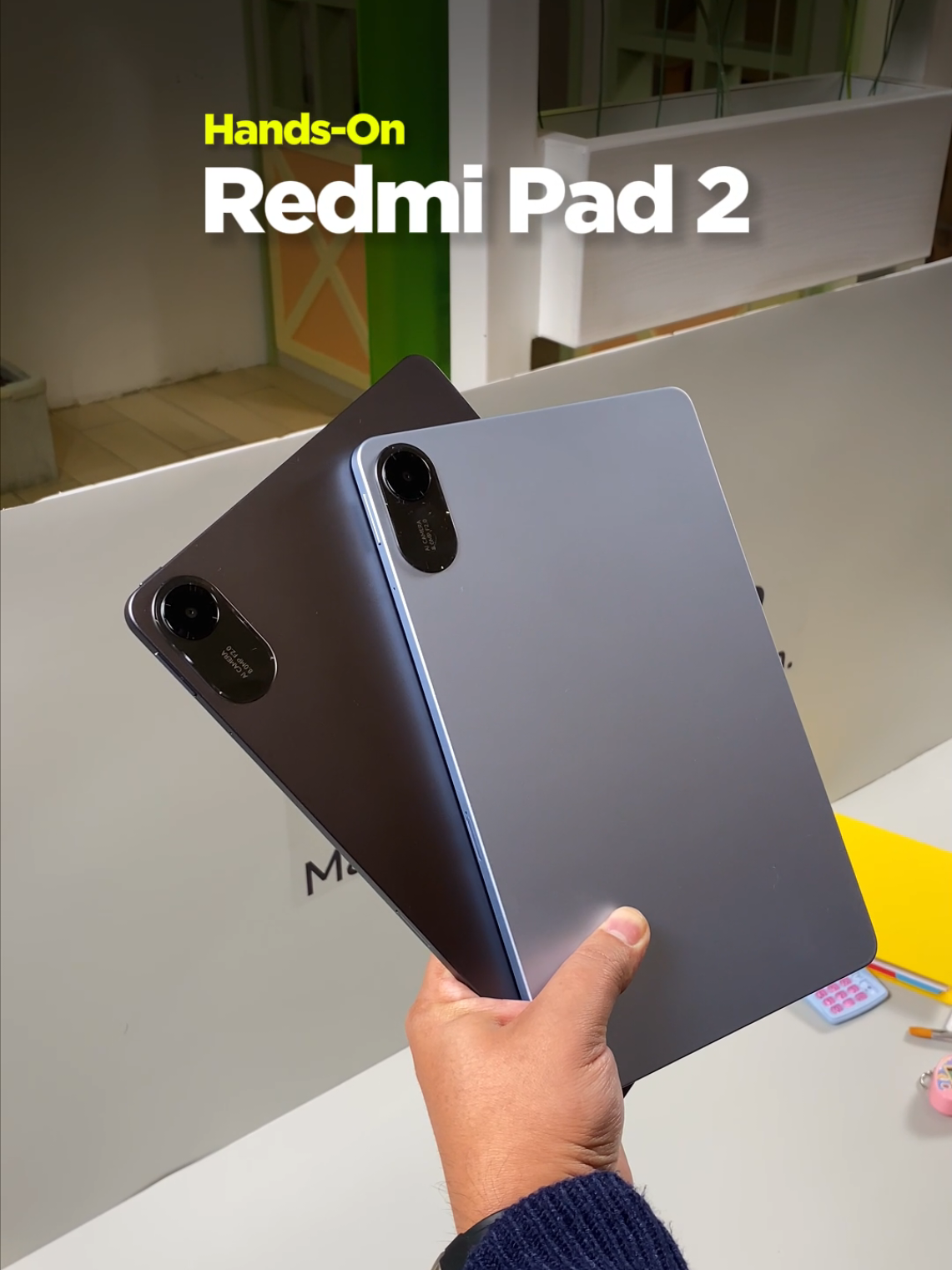 Redmi Pad 2 resmi di Indonesia nih gaes. - Helio G100 Ultra - RAM 4 GB - Storage 128 GB - Stereo Speaker - 11 Inch, 2.5K - 9.000 mAh - Harga Rp1.999.000 . . #Xiaomi #Redmi #RedmiPad2