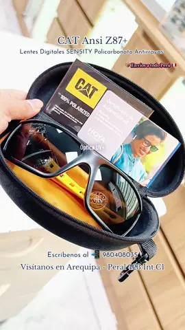 ⚠️Lentes de Seguridad CAT con lentes SENSITY⚠️ ‎📌Estamos atendiendo en:       👉Peral 423 Int.C1               AREQUIPA  📅 De Lunes a sábado de 9:30am a 7:00pm 📲980408035 📲961981878 #ópticauv #óptica #arequipa_peru🇵🇪 #lentes #gafas #bolle #caterpillar #3m #pentax #uvex #uknow #magid #kleintools #carhartt #ergodyne #sellstrom #lentesdeseguridad #seguridadindustrial #transitionsgens #fotocromatico #uv400 #policarbonato #beyond #lentesdigitales #fyp 