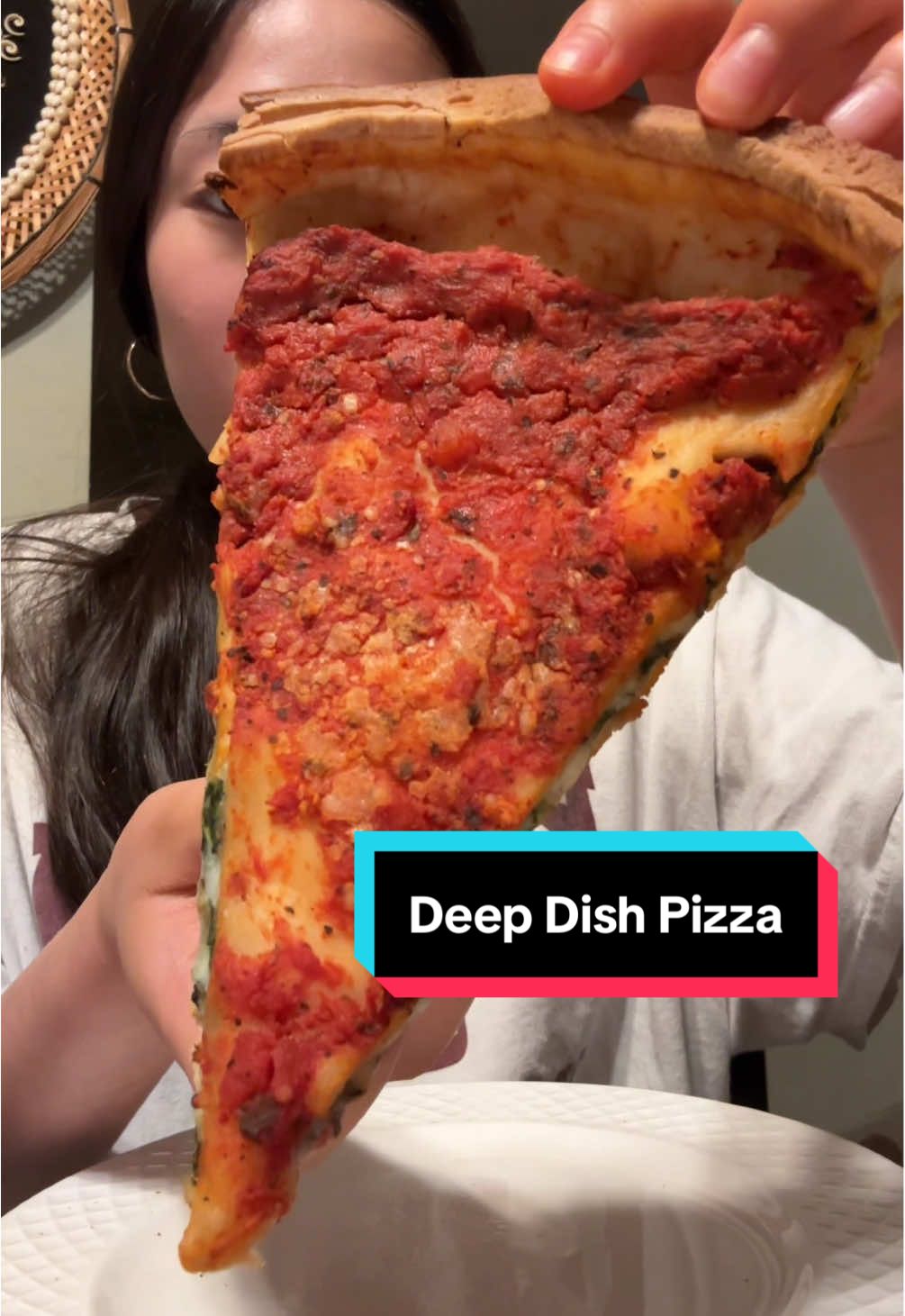 Deep Dish Pizza Mukbang  HEYY sorry again for the inconsistent posting timesss, and that I’ve been doing so many repeat videos + lower quality videos (and not doing requests so sorry for delaying) ALSO I CANT REPLY TO THE COMMENTS FOR SOME REASON sometimes it glitches and only shows like one or no comments idk what’s up but SORRY I HAVENT REPLIEDDD  #mukbang #asmr #deepdish #pizza #deepdishpizza #fyp #fypシ #mukbangeatingshow #food #Foodie #pizzamukbang #mukbangs #mukbangasmr #notalking #yum 