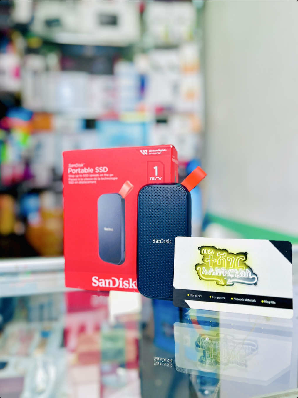 💿 SANDISK 1TB PORTABLE SSD አድራሻ፡ ቀበሌ 4 አባ አድጎ ሕንፃ ግራውንድ ፍሎር 0918221421 #sandisk #ssd #gaming #streamer #mic #creatorsearchinsights 