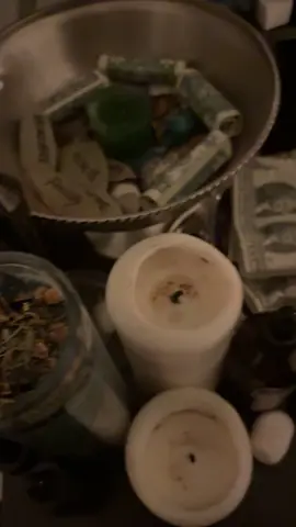 my altar space 🖤  i’ve put so much love and energy into this altar and i have to take it down next week for my move 🥺 but my next altar will get to be bigger with more statue space for mami 💀🦉🕯️📿🧿🖤 . . . . . TAGS | #santamuertedevotee #witchtok #altar #bruja #santamuerte #witchesoftiktok #protectionwork  #abundancespells #brujeria #devotee #santisimamuerte 