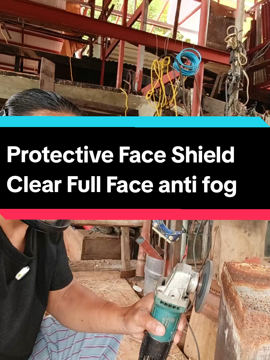 Protective Face Shield Clear anti - Fog Full Face ginagamit sa construction works #faceshield #faceshields #faceshieldmask #faceshieldprotector #familyfriends