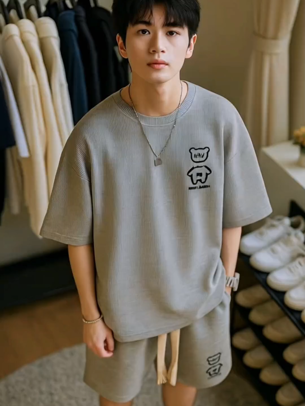 Rekomendasi oneset oversize pria, cocok buat jadi outfit nongkrong mu💫✨🤙😎 #oneset #onesetoutfit #onesetoversize #outfitinspiration #outfitcowok #foryoupage #fyp #4u 