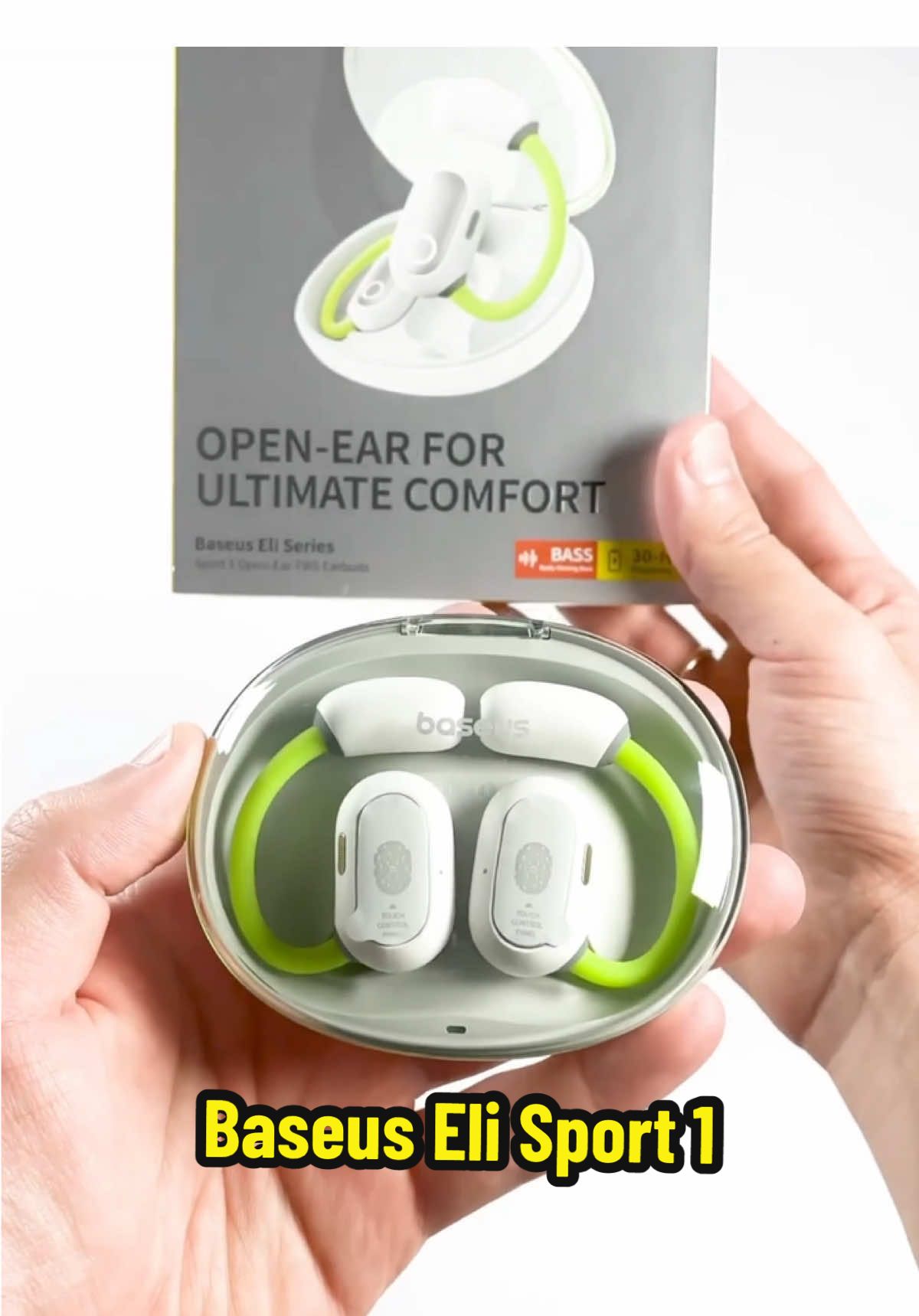 Baseus Eli Sport 1 Open-Ear TWS Bluetooth 5.3 Earbuds. #baseuselisport1 #baseus #baseusearbuds #earbuds #earphone #TikTokShop #TikTokFinds #TrendingProducts #MustHave #TikTokMadeMeBuyIt #ShopNow #ViralFinds #BestDeals #HotDeals #OnlineShopping #TikTokShopFinds #ProductReview #ViralProducts #ForYou #FYP #FYPTrending #FYPViral #ForYouPage