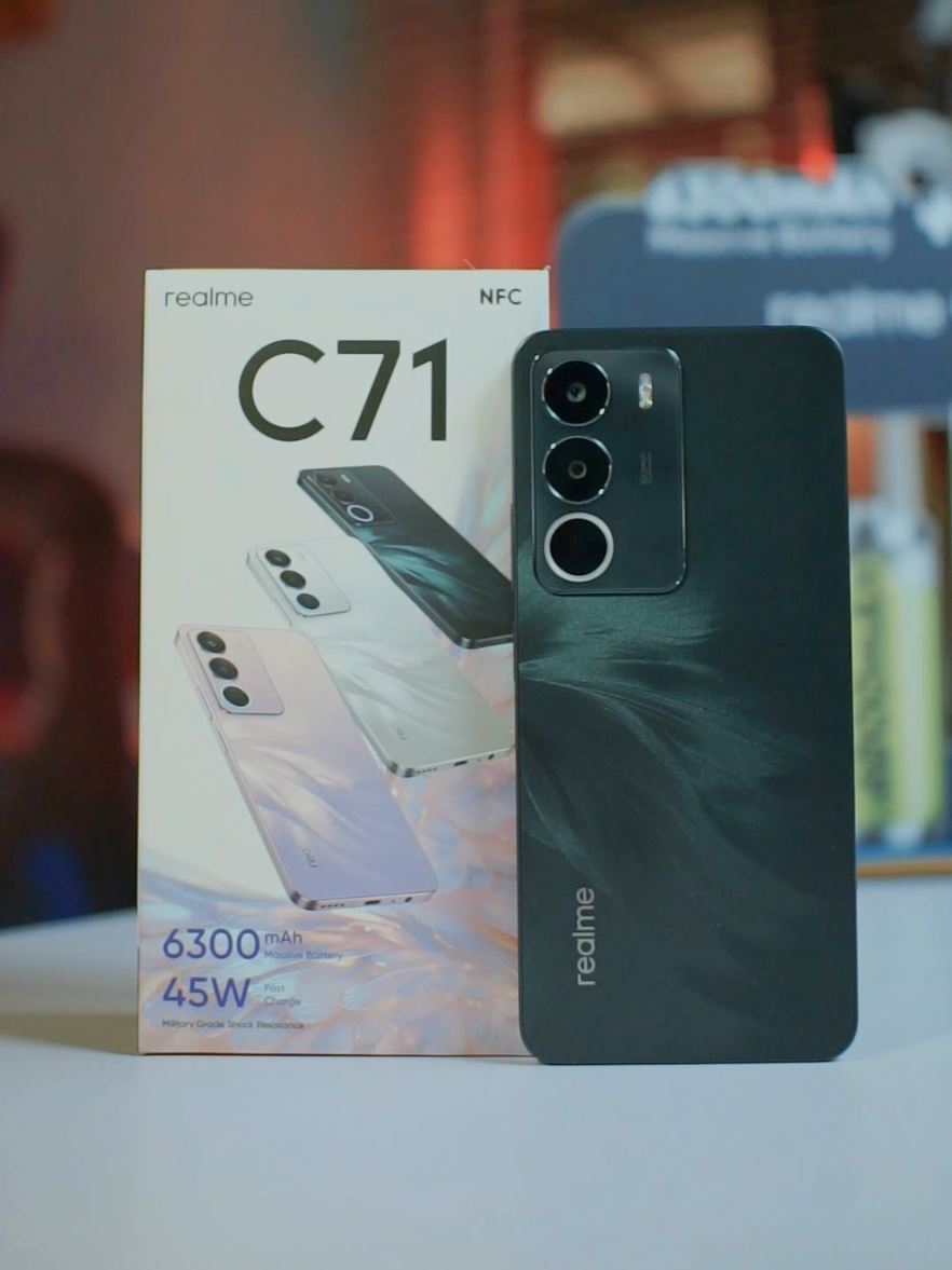 realme C71 HP sejutaan battery nya 6300mAh 😲 Fitur AI nya terbanyak di kelas harga 1 JT an #realme  #realmeindonesia  #realmec71  #hpsejutaan 