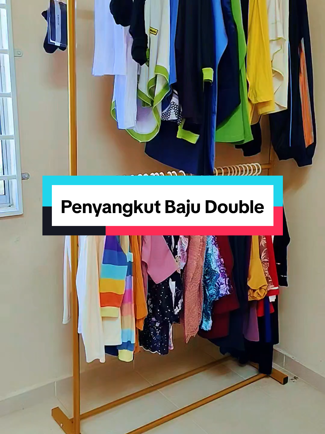 Replying to @user3437194027255 Penyangkut baju atas bawah mcm ni lebih nampak kemas tau berbanding yang double kiri kanan tu. Nak amik baju pun senang. Pelbagai pilihan saiz. Kualiti terbaik, kukuh dan tak terbalik. Grab cepat korang!! #penyangkutbaju  #rakbajugantung  #rakbaju  #clotherackdoublelayer  #clotherack  #rakgantungbaju  #tahanlasaktahankarat 