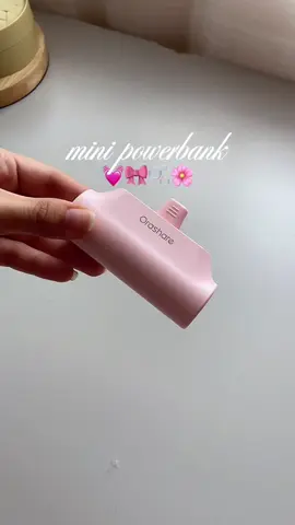 Orashare mini powerbank na 3000 mAh! ✨🌸💗 #powerbank #orashare #minipowerbank 