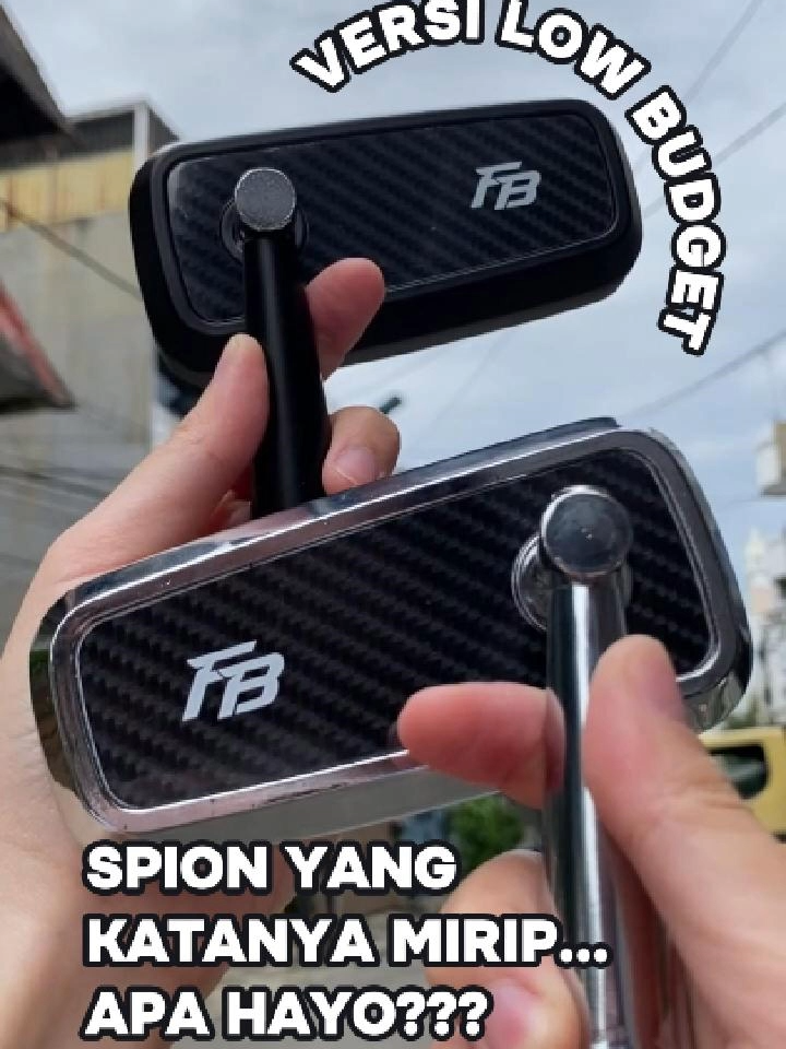 SPION INI LAGI RAME BANGET! 🪞🔥 Tampilannya mirip yang sering kalian liat di motor viral itu loh... tapi versi Fastbikes, kualitas oke, harga masuk akal! 😎 ✅ Warna tersedia: Chrome & Hitam ✅ Cocok buat motor universal — matic, sport, bebek masuk semua ✅ Desainnya sporty & elegan, bikin motor lo keliatan makin “wah” di jalan! Udah keliatan di mana-mana, sekarang giliran motormu tampil kece juga! Langsung checkout Spion Carbon ini cuma di Fastbikes Official Shop 🚀 #spion #honda #yamaha #motor #fastbikes #beat #matic #mio #scoopy #viralvideo #viraltiktok #fypage #murah #motormodifikasi #fypシ #fyppppppppppppppppppppppp #fyp #viral #indonesia #jakarta #keren #tiktok