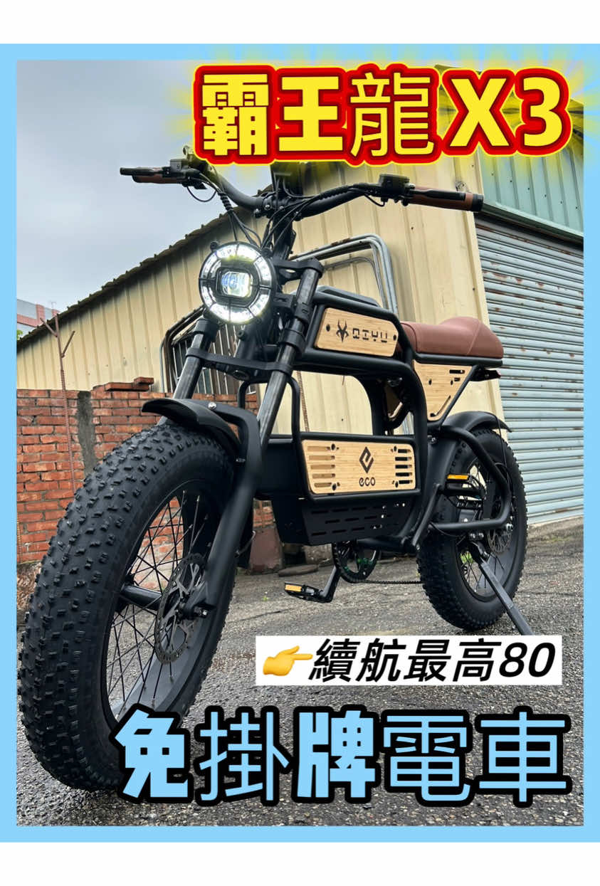 霸王龍X3 電動腳踏車 免駕照機車 14歲可駕駛 #電動機車#機車＃二輪#電動車#新車#保固#便宜＃折扣#活動#豐原三角龍＃學生#國中生#高中生#大學生#上班族#中年#退休族#收藏家#通勤#代步車#國中#高中#年輕人#騎車#優惠#週年慶#車#限時#限量#腳踏車#自行車#電動腳踏車#霸王龍#X3