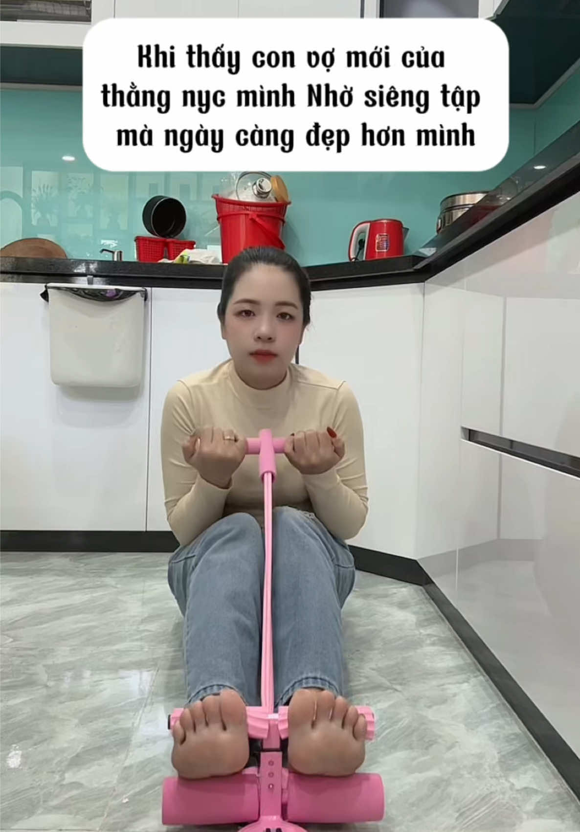 Không thể thua mày được#emkieutaphoa #dungcutapcobungdanang #tapcobungtainha 