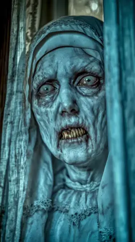 Cursed nun  . . #horrorcontent #scaryvideos #creepyreels #hauntedvibes #terrifyingmoments #jumpscarevideo #cursedimages #paranormalactivity #darkaesthetic #horrorcommunity 